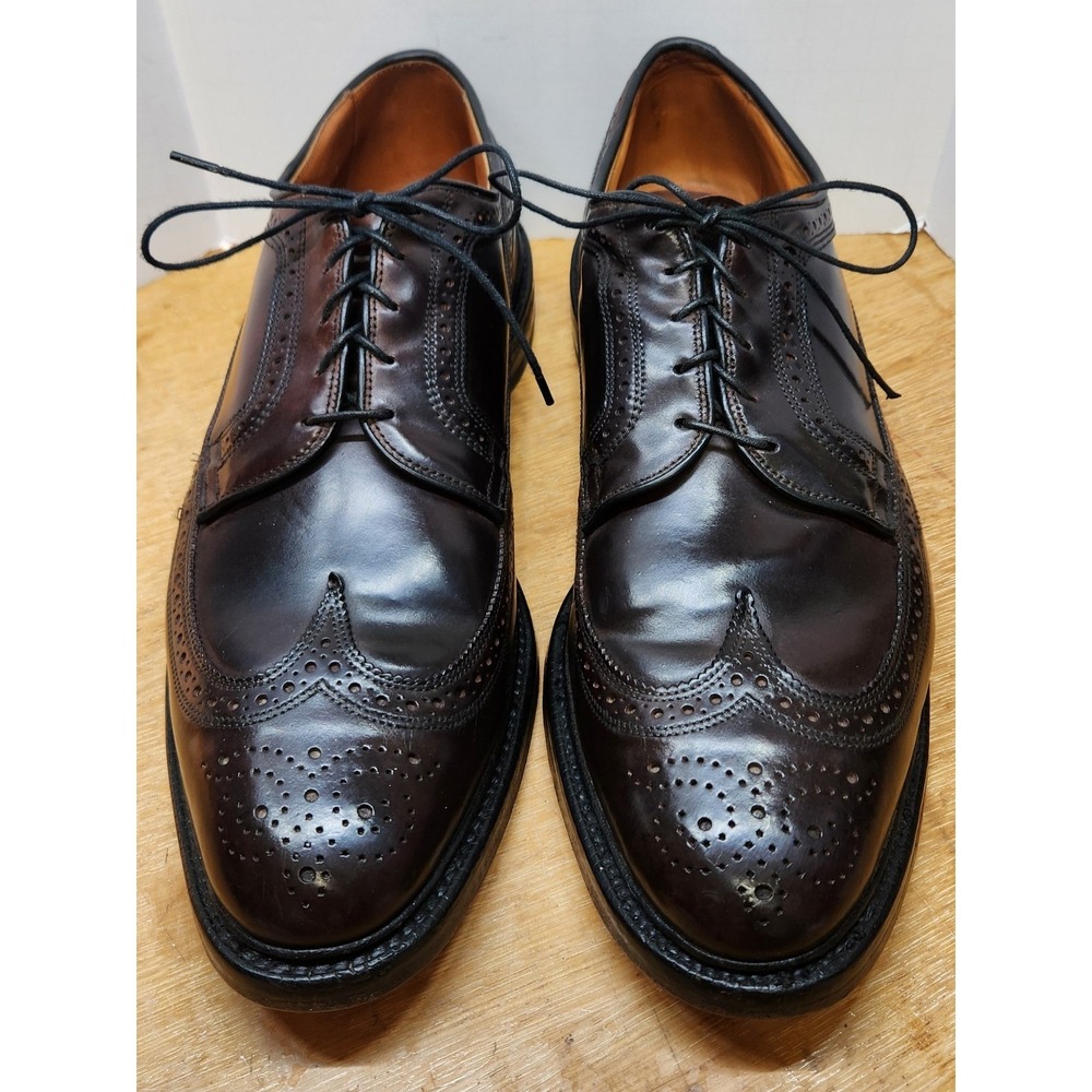 VTG 1994 Allen Edmonds MacNeil Shell Cordovan Longwing Blucher 13B 9097